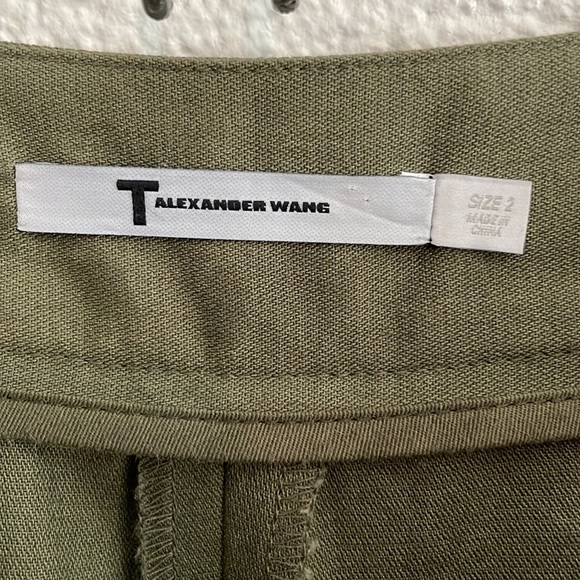 Alexander Wang pant. Size 2. Olive color - Picture 4 of 8